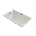 KOHLER K-856-GHNY Tea-for-Two 66" x 36" drop-in Heated BubbleMassage air bath