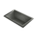 KOHLER K-1849-GHW Underscore 60" x 36" drop-in Heated BubbleMassage air bath with Bask heated surface