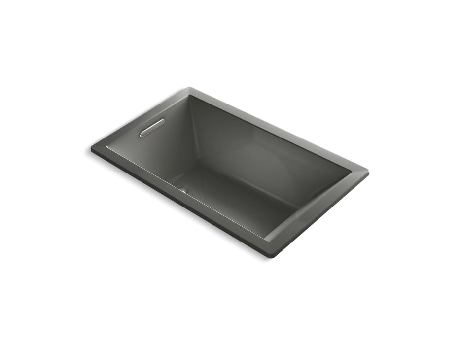 KOHLER K-1849-GHW Underscore 60" x 36" drop-in Heated BubbleMassage air bath with Bask heated surface
