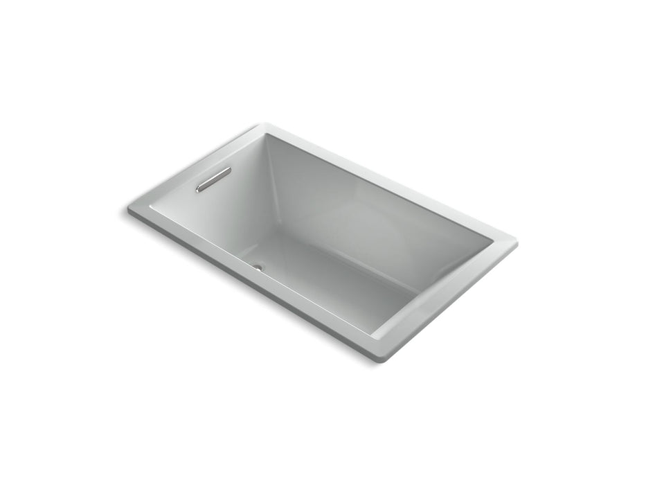 KOHLER K-1849-GHW Underscore 60" x 36" drop-in Heated BubbleMassage air bath with Bask heated surface