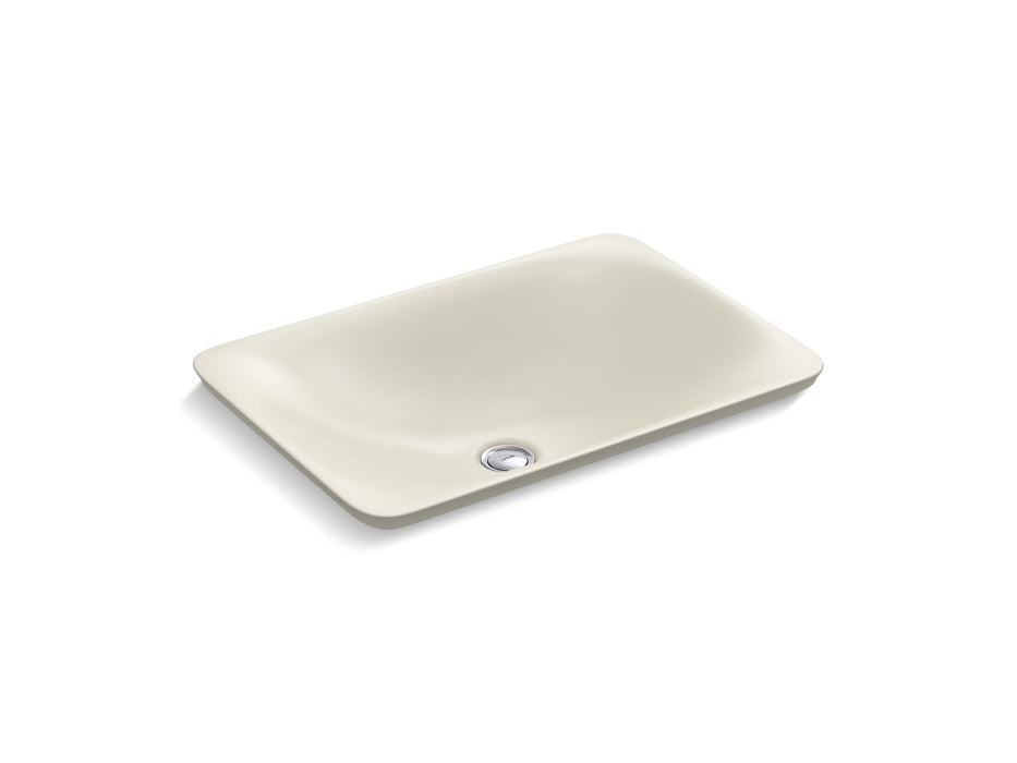 KOHLER K-7799 Carillon 21-1/4" rectangular drop-in bathroom sink, no overflow
