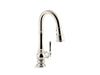 KOHLER K-99261 Artifacts Pull-down kitchen sink faucet with three-function sprayhead