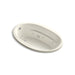 KOHLER K-6347-HB Sunward 66" x 42" drop-in heated whirlpool bath