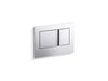 KOHLER K-8857 Bevel Flush actuator plate for 2"x4" in-wall tank and carrier system