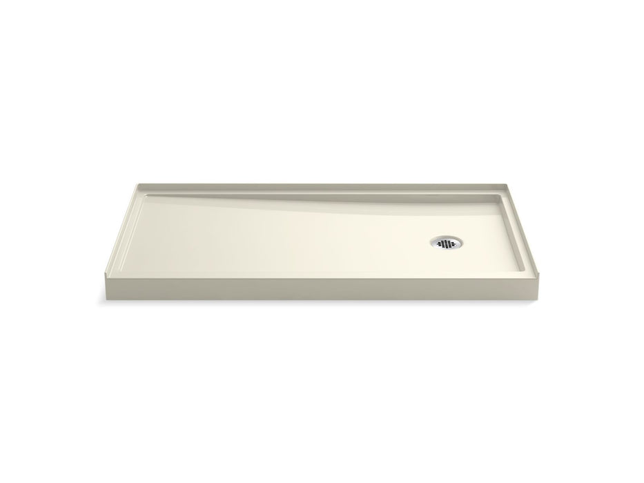 KOHLER K-8458 Rely 60" x 32" alcove shower base, right drain
