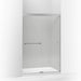KOHLER K-707106-L Revel Sliding shower door, 76" H x 44-5/8 - 47-5/8" W, with 5/16" thick Crystal Clear glass
