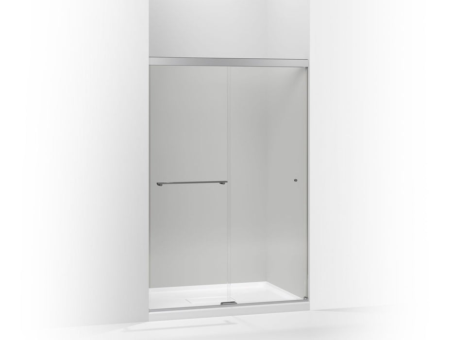 KOHLER K-707100-L Revel Sliding shower door, 70" H x 44-5/8 - 47-5/8" W, with 1/4" thick Crystal Clear glass