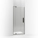KOHLER K-707500-L Revel Pivot shower door, 70" H x 27-5/16 - 31-1/8" W, with 1/4" thick Crystal Clear glass