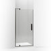 KOHLER K-707510-L Revel Pivot shower door, 70" H x 31-1/8 - 36" W, with 1/4" thick Crystal Clear glass