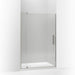 KOHLER K-707546-L Revel Pivot shower door, 74" H x 39-1/8 - 44" W, with 5/16" thick Crystal Clear glass
