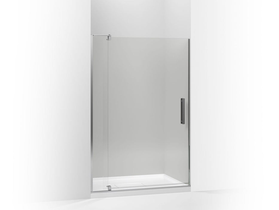 KOHLER K-707556-L Revel Pivot shower door, 74" H x 43-1/8 - 48" W, with 5/16" thick Crystal Clear glass