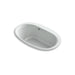KOHLER K-5713-W1 Underscore 59-3/4" x 35-3/4" drop-in bath with Bask heated surface