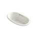 KOHLER K-5713-W1 Underscore 59-3/4" x 35-3/4" drop-in bath with Bask heated surface
