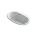 KOHLER K-5714-GH Underscore 59-3/4" x 35-3/4" drop-in Heated BubbleMassage air bath