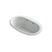 KOHLER K-5714-GHW Underscore 59-3/4" x 35-3/4" drop-in Heated BubbleMassage air bath with Bask heated surface