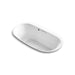 KOHLER K-5716-GH Underscore 66" x 36" drop-in Heated BubbleMassage air bath
