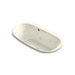 KOHLER K-5716-JH Underscore 66" x 36" drop-in heated whirlpool bath