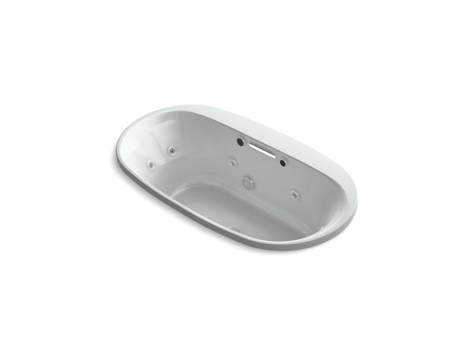 KOHLER K-5716-XHGH Underscore 65-1/2" x 35-3/4" drop-in Heated BubbleMassage air bath with whirlpool