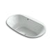 KOHLER K-5717-W1 Underscore 71-1/2" x 41-1/2" drop-in bath with Bask heated surface