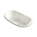 KOHLER K-5717-W1 Underscore 71-1/2" x 41-1/2" drop-in bath with Bask heated surface