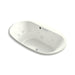 KOHLER K-5718-JH Underscore 72" x 42" drop-in heated whirlpool bath