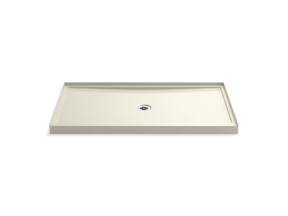 KOHLER K-8649 Rely 60" x 34" alcove shower base, center drain