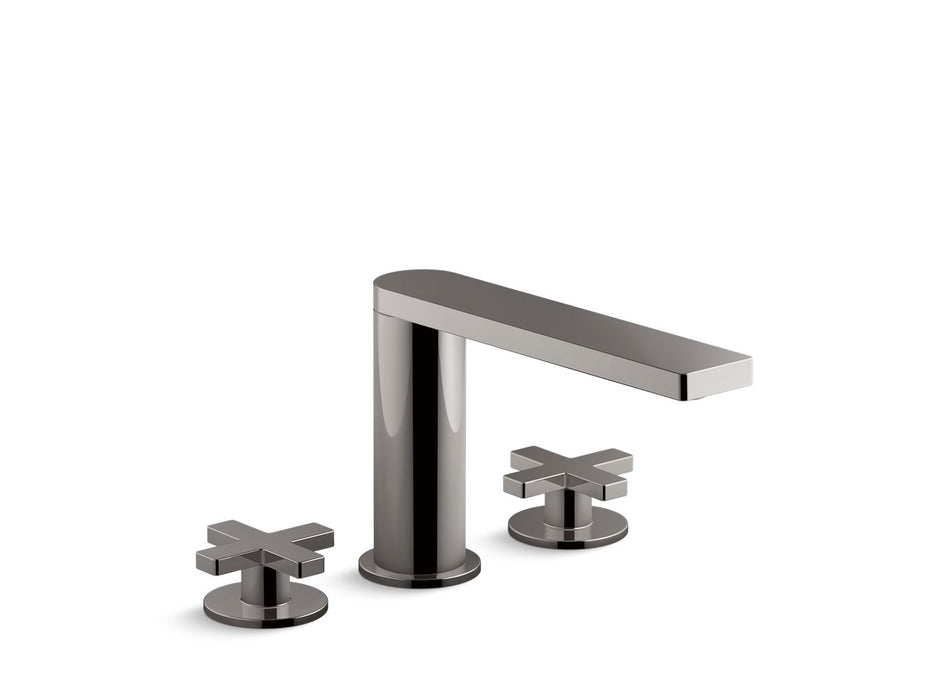 KOHLER K-73060-3 Composed Widespread bathroom sink faucet with Cross handles, 1.2 gpm