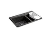 KOHLER K-8669-3A2 Riverby 33" top-mount double-bowl workstation kitchen sink