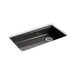 KOHLER K-8689-5U Riverby 33" undermount single-bowl kitchen sink