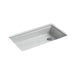 KOHLER K-8689-5U Riverby 33" undermount single-bowl kitchen sink