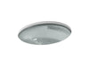 KOHLER K-2741 Whist 19" oval undermount bathroom sink, no overflow