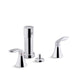 KOHLER K-15286-4RA Coralais Vertical spray bidet faucet with lever handles