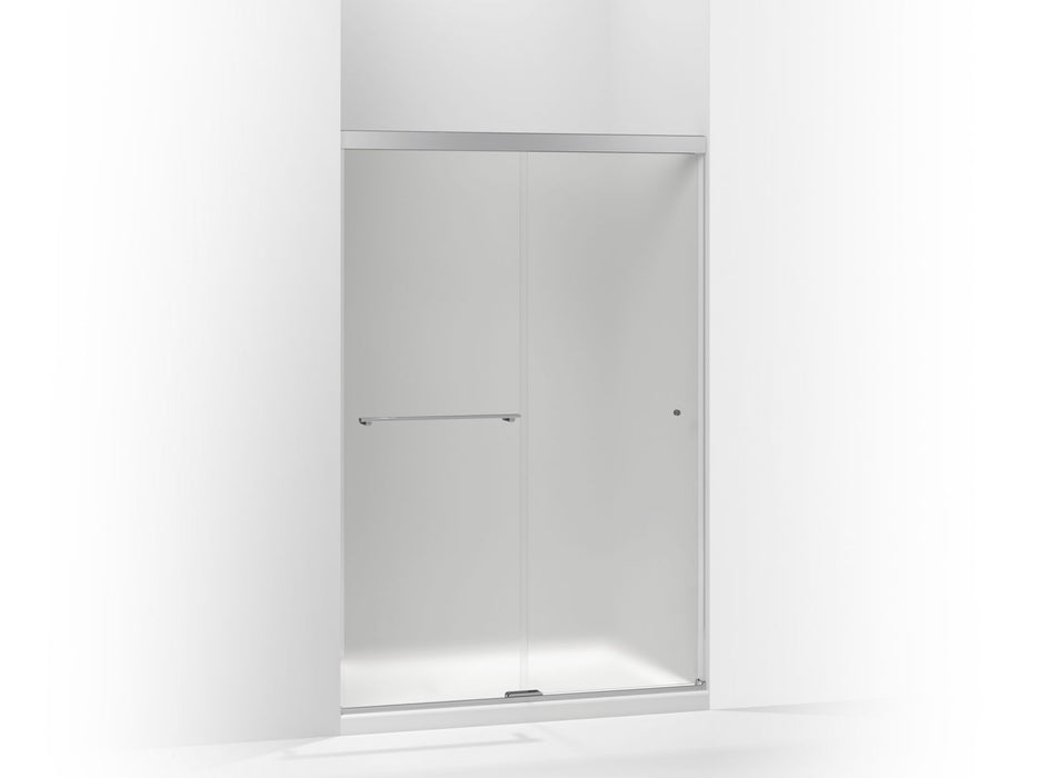 KOHLER K-707106-D3 Revel Sliding shower door, 76" H x 44-5/8 - 47-5/8" W, with 5/16" thick Frosted glass