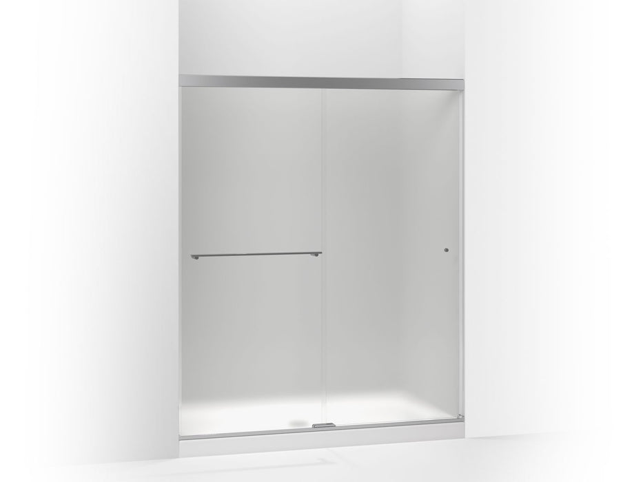 KOHLER K-707200-D3 Revel Sliding shower door, 70" H x 56-5/8 - 59-5/8" W, with 1/4" thick Frosted glass