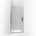 KOHLER K-707531-D3 Revel Pivot shower door, 70" H x 35-1/8 - 40" W, with 5/16" thick Frosted glass