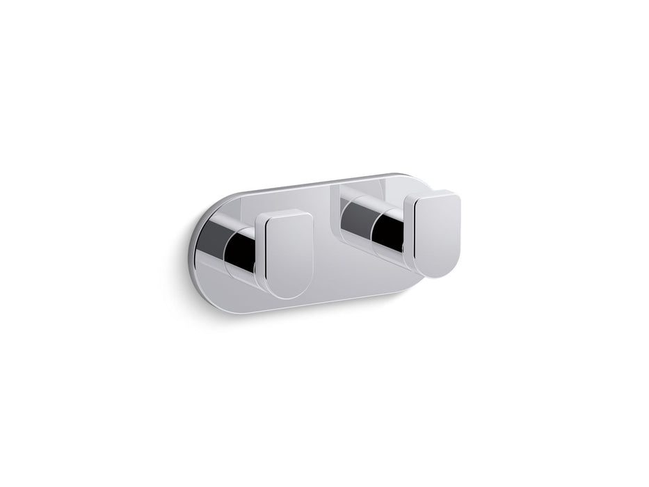 KOHLER K-73146 Composed Double robe hook