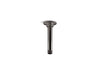 KOHLER 6" ceiling-mount single-function rainhead arm and flange