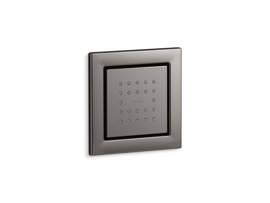 KOHLER WaterTile Square 22-nozzle single-function body spray, 2.5 gpm