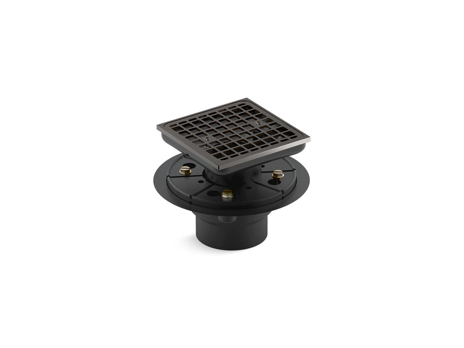 KOHLER Clearflo Square design tile-in shower drain