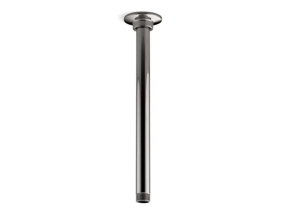 KOHLER 12" ceiling-mount single-function rainhead arm and flange
