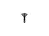 KOHLER 3" ceiling-mount single-function rainhead arm and flange