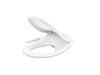 KOHLER K-76923 PureWash M250 Quiet-Close round-front toilet seat with antimicrobial agent