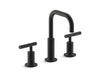 KOHLER K-14406-4 Purist Widespread bathroom sink faucet with Lever handles, 1.2 gpm