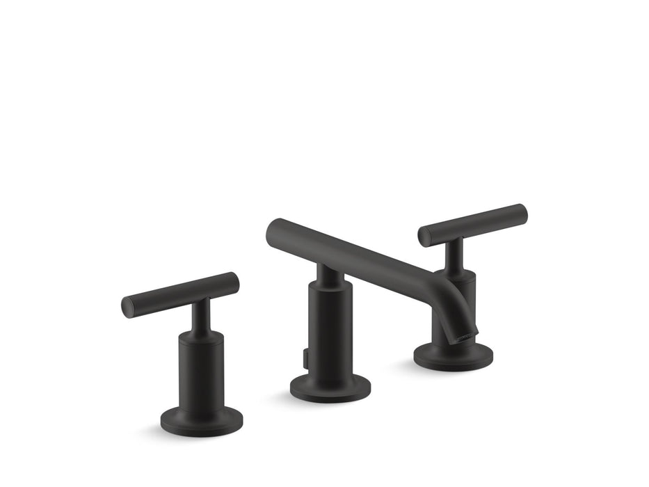 KOHLER K-14410-4 Purist Widespread bathroom sink faucet with Lever handles, 1.2 gpm
