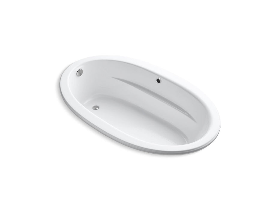 KOHLER K-1165-W1 Sunward 72" x 42" drop-in bath with Bask heated surface