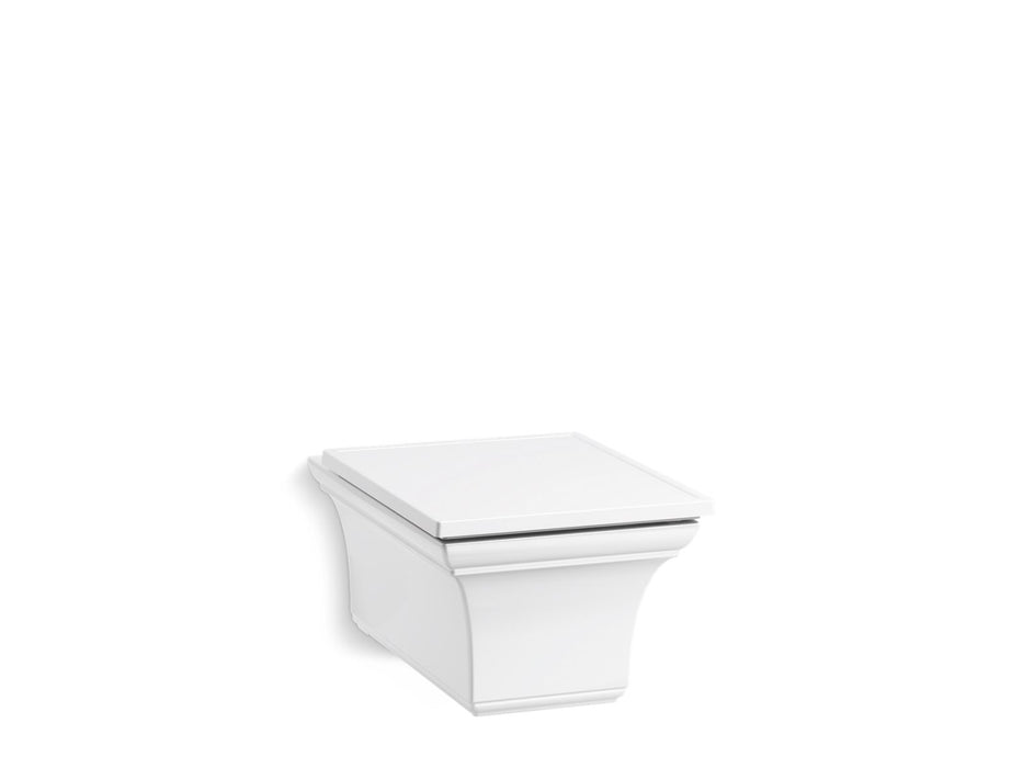 KOHLER K-6918 Memoirs Wall-hung compact elongated toilet, dual-flush