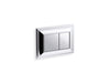 KOHLER K-77271 Memoirs Flush actuator plate for 2" x 4" in-wall tank and carrier system