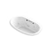 KOHLER K-5714-XHGH Underscore 59-3/4" x 35-3/4" drop-in Heated BubbleMassage air bath with whirlpool