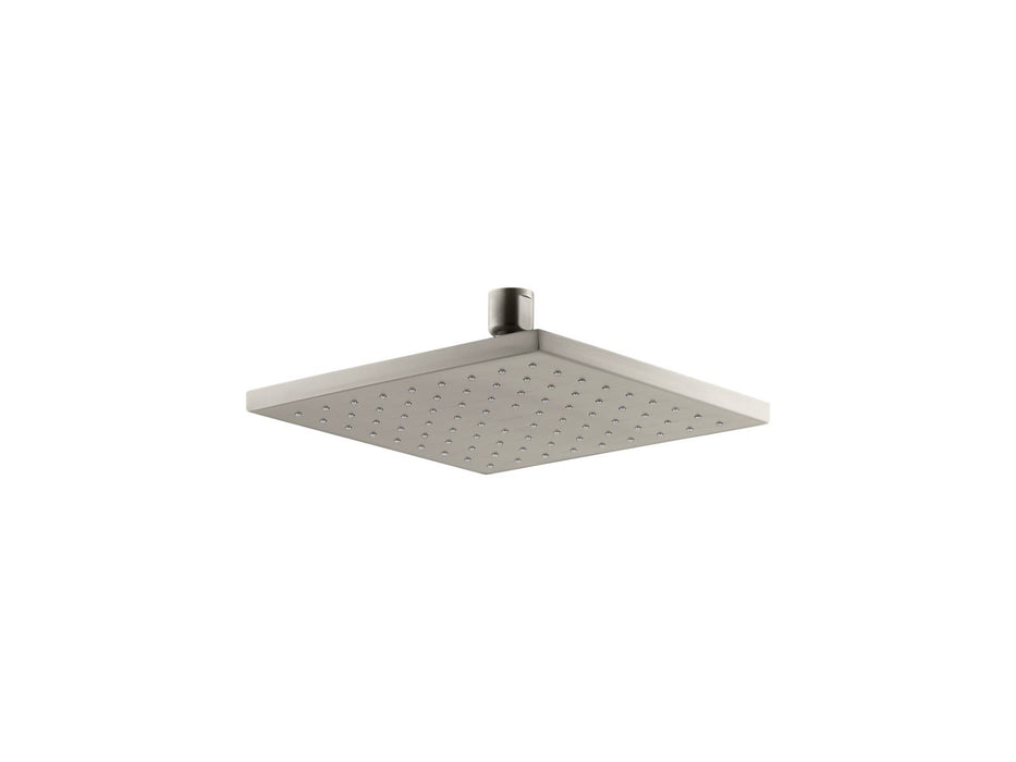 KOHLER K-13695-G Contemporary 8" square single-function rainhead, 1.75 gpm