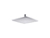KOHLER K-13695-G Contemporary 8" square single-function rainhead, 1.75 gpm